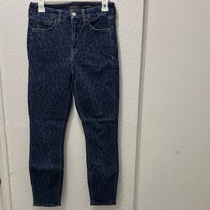 7 for all mankind Jen 7 ankle skinny leopard print